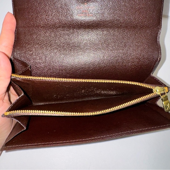 Authentic Louis Vuitton Sarah Wallet Brown Damier Eben. CA0030. Spain (2000) - Picture 6 of 13
